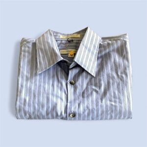 NWT Geoffrey Beene Men’s Striped Dress Shirt Size Medium